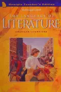 Book cover of The Language of Literature -- American Literature [Grade 11]