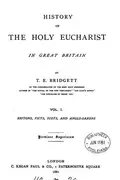 Book cover of A history of the Holy Eucharist in Great Britain