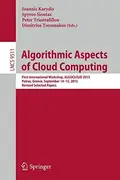 Book cover of Algorithmic Aspects of Cloud Computing
