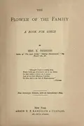 Book cover of The flower of the family