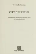 Book cover of City of Ulysses