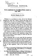 Book cover of Merchant Shipping Act, 1894: Official Notices