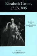 Book cover of Elizabeth Carter, 1717-1806