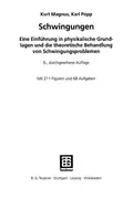 Book cover of Schwingungen