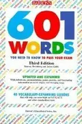 Book cover of Barron's 601 words you need to know for the SAT, PSAT, GRE, state regents, and other standardized tests