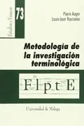 Book cover of Metodología de la investigación terminológica