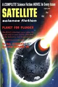 Book cover of Satellite Science Fiction, February 1957