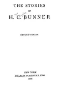 Book cover of The stories of H. C. Bunner