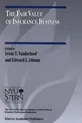 Book cover of The fair value of insurance business