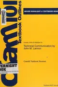 Book cover of Cram101 textbook outlines to accompany Technical communication, John M. Lannon, 11th edition