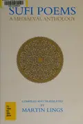 Book cover of SUFI POEMS: A MEDIAEVAL ANTHOLOGY; TRANS. BY MARTIN LINGS