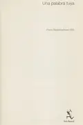 Book cover of Una tua parola