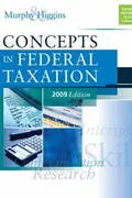 Book cover of Concepts in Federal Taxation 2009