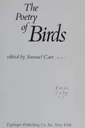 Book cover of The Poetry of birds