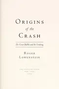 Book cover of Origins of the crash
