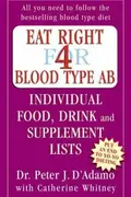 Book cover of Eat Right 4 Blood Type AB