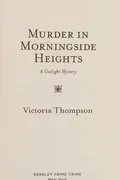 Book cover of Murder in Morningside Heights