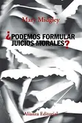 Book cover of ¿Podemos formular juicios morales?