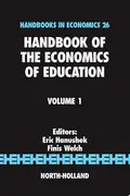 Book cover of Handbook of the economics of education