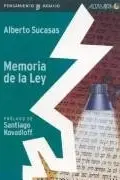Book cover of Memoria de La Ley