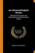 Book cover of An Advanced English Syntax