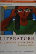 Book cover of Literature. The Human Experience, Reading and Writing--Eleventh Edition