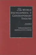 Book cover of World Encyclopedia of Contemporary Theatre, Volume 6