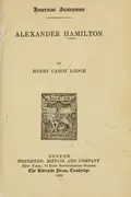 Book cover of Alexander Hamilton