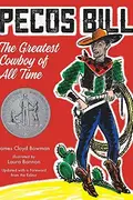 Book cover of Pecos Bill, the greatest cowboy of all time