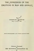 Book cover of The expression of emotions in man and animals
