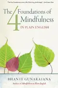 Book cover of The four foundations of mindfulness in plain English