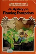 Book cover of The Mystery of the Flaming Footprints