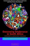 Book cover of Overcoming intolerance in South Africa