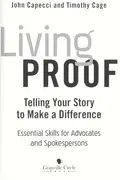 Book cover of Living proof
