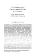 Book cover of Handbook of Critical Intercultural Communication