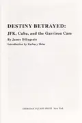 Book cover of Destiny betrayed