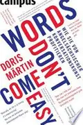 Book cover of Words don't come easy