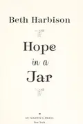 Book cover of Hope in a jar