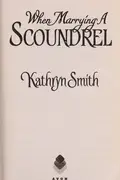 Book cover of When marrying a scoundrel