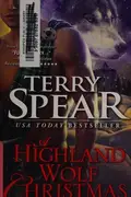 Book cover of A Highland wolf Christmas