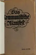 Book cover of Manifest der Kommunistischen Partei