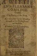 Book cover of The Taming of the Shrew