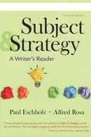 Book cover of Subject & Strategy