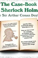 Book cover of The Case-Book of Sherlock Holmes