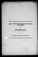 Book cover of Notes on three hundred agglutination tests with B. Coli Communis