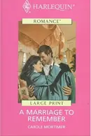 Book cover of A Marriage to Remember
