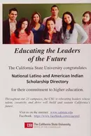 Book cover of The national Latino & American Indian scholarship directory