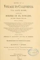 Book cover of Notes of a voyage to California via Cape Horn