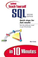 Book cover of Sams teach yourself SQL in 10 minutes