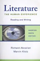 Book cover of Literature, The Human Experience, Reading and Writing--Shorter Ninth Edition